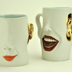 Faces on Functional Forms: Slab-Built Cups W/National Visiting Artist, Carli Giese